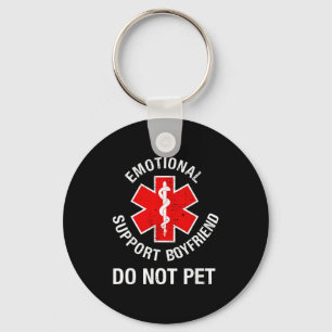 Funny Shirt Mens Not Pet Emotional Support Key Ring