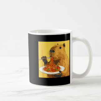 Funny Shirt More Spaghetti Less Upsetti Capybara Coffee Mug