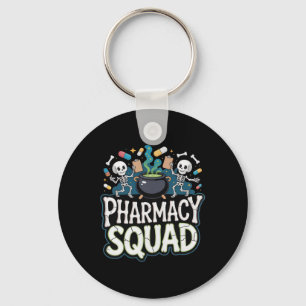 Funny Shirt Pills Pharmacy Pharmacist Squad Hallow Key Ring