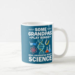 Funny Shirt Real Grandpas Teach Science Nerdy Coffee Mug
