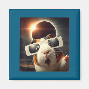 Funny Shirt Selfie Guinea Pig Womens Mens Magnet
