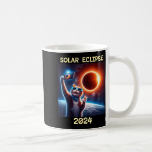 Funny Shirt Solar Eclipse Cat Coffee Mug
