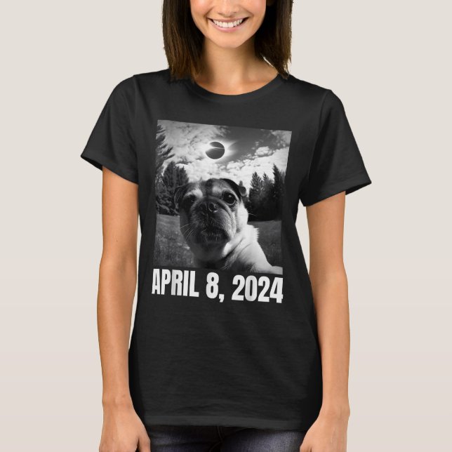 Funny Shirt Solar Eclipse Totality April 8 (Front)