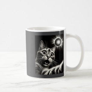 Funny Shirt Surprised Cat Matching Family Solar Coffee Mug