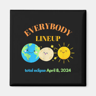 Funny Shirt Teacher Solar Eclipse April 8 Magnet