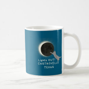 Funny Shirt Total Solar Eclipse Cat Castroville Coffee Mug