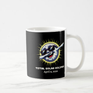 Funny Shirt Total Solar Eclipse Dabbing Moon Coffee Mug