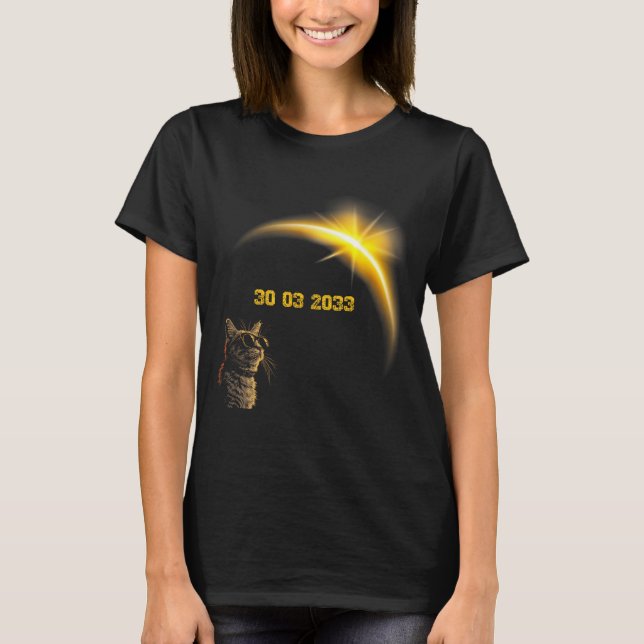 Funny Shirt Total Solar Eclipse March 30 (Front)