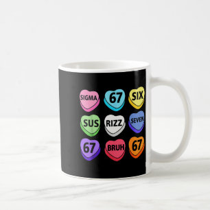 Funny Shirt Valentine's 67 Valentines Day Hearts Coffee Mug