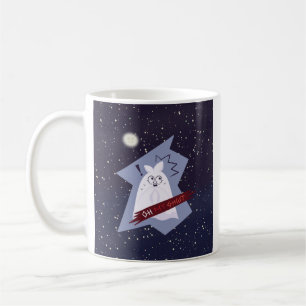 Funny Shocked Ghost Cartoon Classic Mug