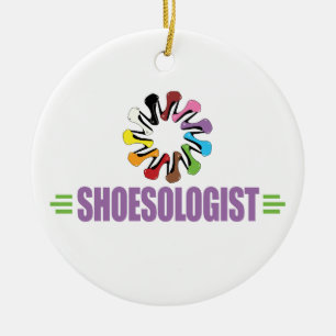 Funny Shoe Lover Ceramic Tree Decoration