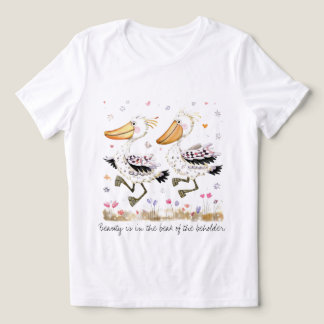 Funny Shoebill T-shirt Tri-Blend Shirt