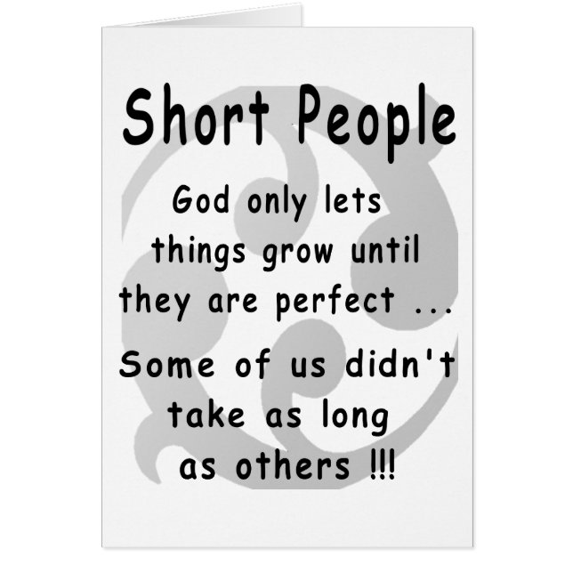 Funny Short People Revenge. (Front)