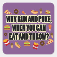 Funny Shot Put, Discus Thrower Stickers Gift