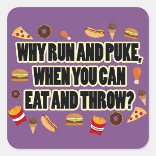 Funny Shot Put, Discus Thrower Stickers Gift