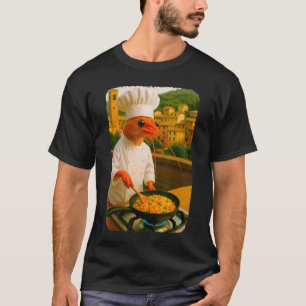 Funny Shrimp Chef Cooking Shrimp Fried Rice Meme B T-Shirt