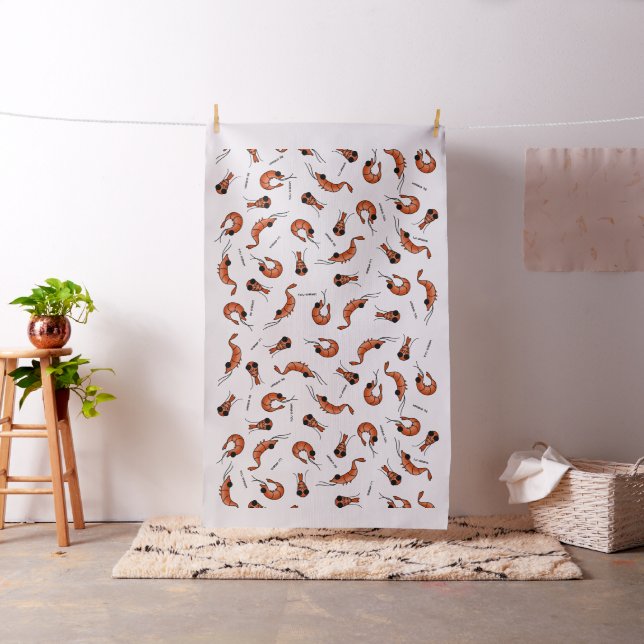 Funny shrimp fabric (In Situ)