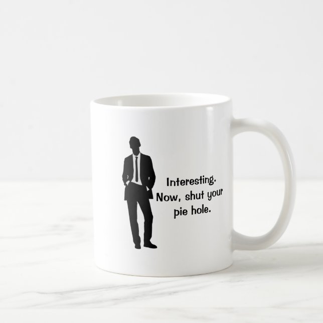Funny Shut Your E Hole  Coffee Mug (Right)
