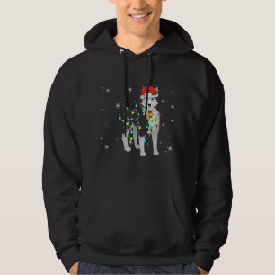 Funny Siberian Husky Dog Christmas Lights Puppy Do Hoodie