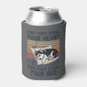 Funny Siberian Husky Pet Lovers Dog Owner Can Cooler