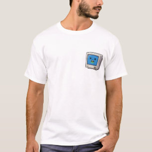 Funny Sick Retro Computer Monitor Character T-Shirt