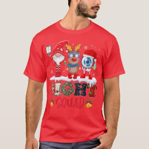 Funny Sight Squad Gnome Reindeer Santa Christmas O T-Shirt