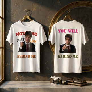 Funny Sigma Meme Front & Back T-Shirt | Just Look
