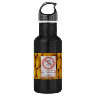 Funny Sign 'Do not touch mango' 532 Ml Water Bottle