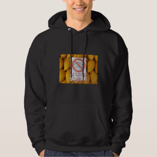 Funny Sign 'Do not touch mango' Hoodie