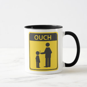 funny sign mug