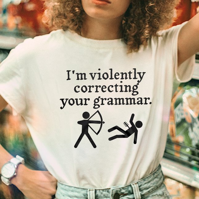 Funny "Silently Correcting Your Grammar" Spoof T-Shirt (Creator Uploaded)