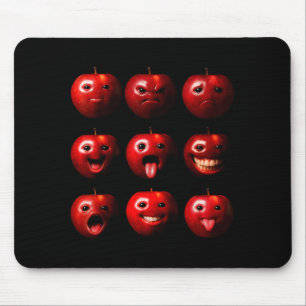 Funny Silly Ai Gen Z Meme Brainrot Humor Fruit Lov Mouse Pad