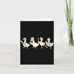 Funny Silly Goose Dental Tooth th Dentist istant Card