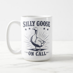 Funny Silly Goose On Call Nurse Medical Profession Coffee Mug
