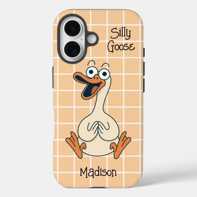Funny Silly Goose Personalised Case-Mate iPhone Case (Back)