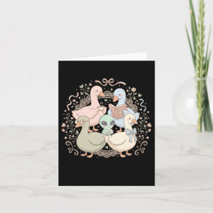 Funny Silly Goose Teacher Club Teacher Card