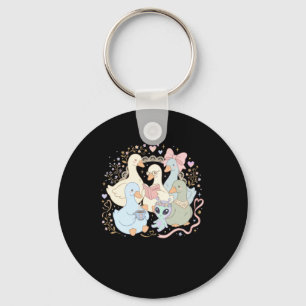 Funny Silly Goose Teacher Club Teacher Key Ring