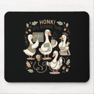 Funny Silly Goose Teacher Club Teacher Mouse Pad