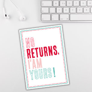 Funny Silly Humourous Valentine Love Couple  Holiday Card