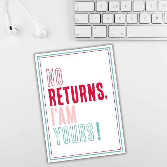 Funny Silly Humourous Valentine Love Couple  Holiday Card (Creator Uploaded)