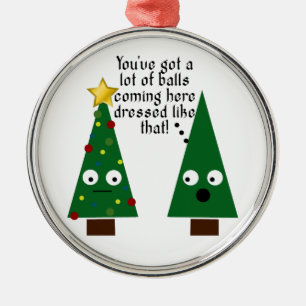 Funny Silly Joke Christmas Ornament
