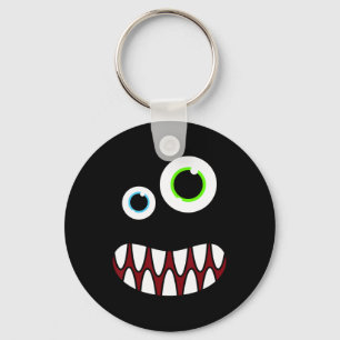Funny Silly Monster Face Costume Birthday Party Ha Key Ring