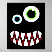 Funny Silly Monster Face Costume Birthday Party Ha