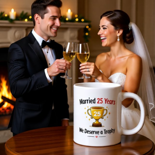 Funny Silver Anniversary Mug Gif (Creator Uploaded)