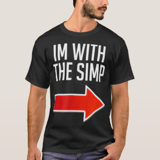 Funny Simp Costume, I'm With The Simp T-Shirt