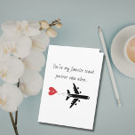 Funny Simple Birthday for boyfriend husband Custom Holiday Card<br><div class="desc">Funny Simple Birthday for boyfriend husband Custom Holiday Card. Imagine giving this funny birthday card to your boyfriend or husband. Customise the funny saying in the front of the card and add your unique custom message inside of the card or just use our default text. Great for your spouse or...</div>
