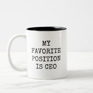 Funny Simple Position CEO Mug
