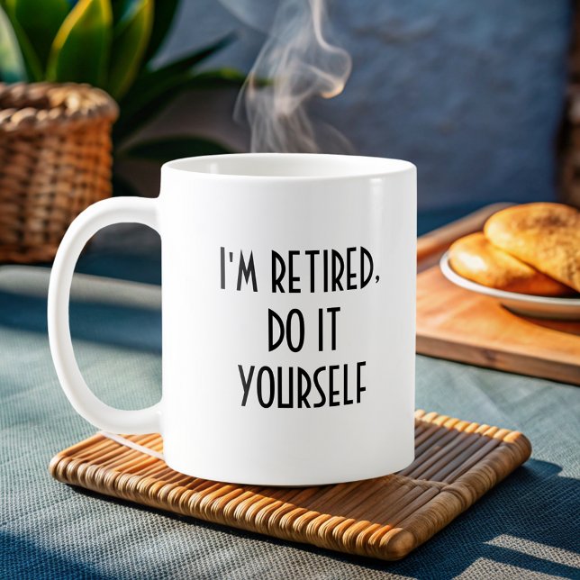 funny simple retirement  coffee mug (Creator Uploaded)