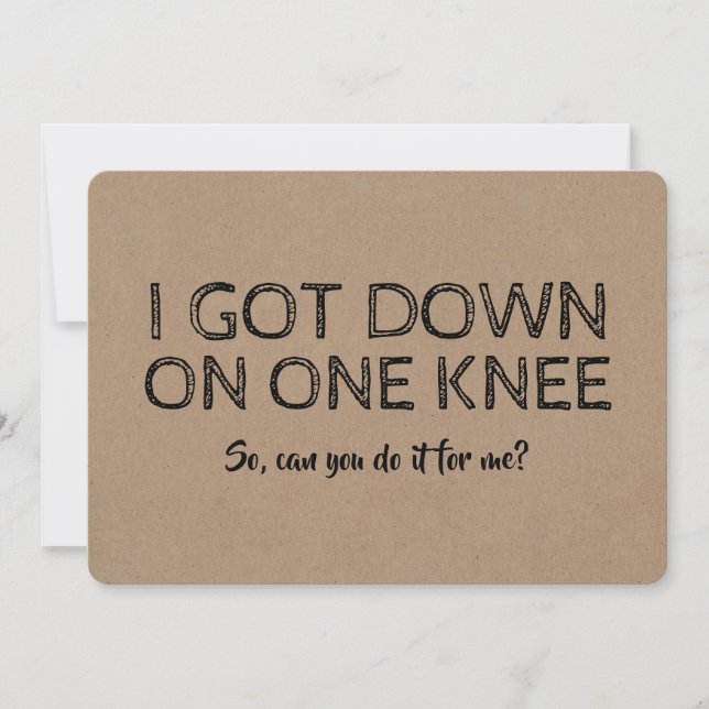 Funny Sincere Groomsman or Best Man Proposal Invitation (Front)