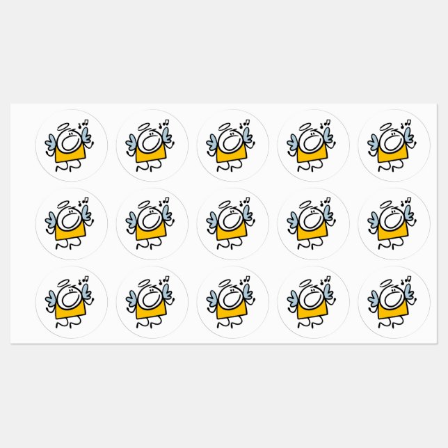 Funny singing angel (Sheet)